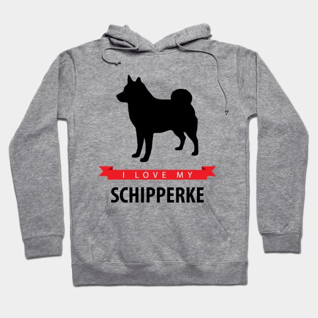 I Love My Schipperke Hoodie by millersye